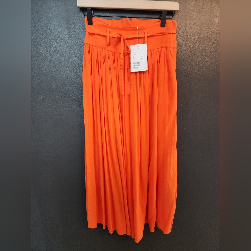 Elegant Orange Women's Skirt